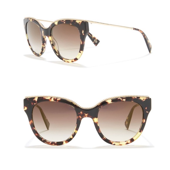 Marc Jacobs Accessories - NWT Marc Jacobs Chain Trim Cat Eye Sunglasses